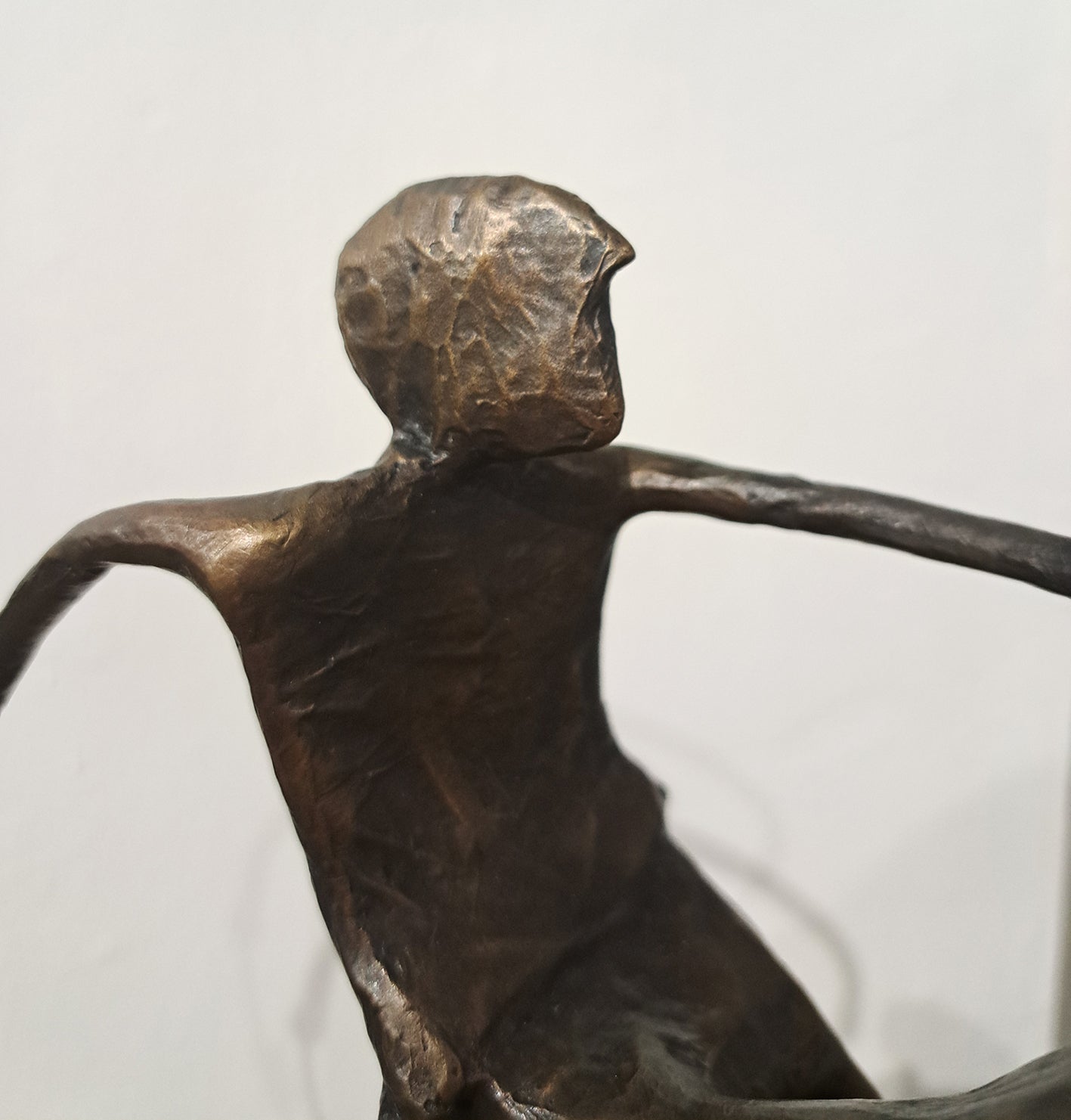 Ed Rust - Bronze Ltd Edition Sculpture 'Go For Goal'