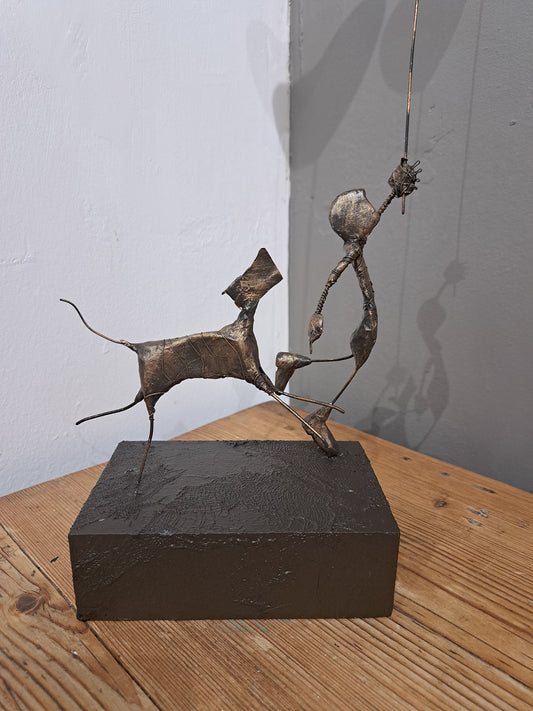 Ed Rust - Original Sculpture 'Hold Onto Love'