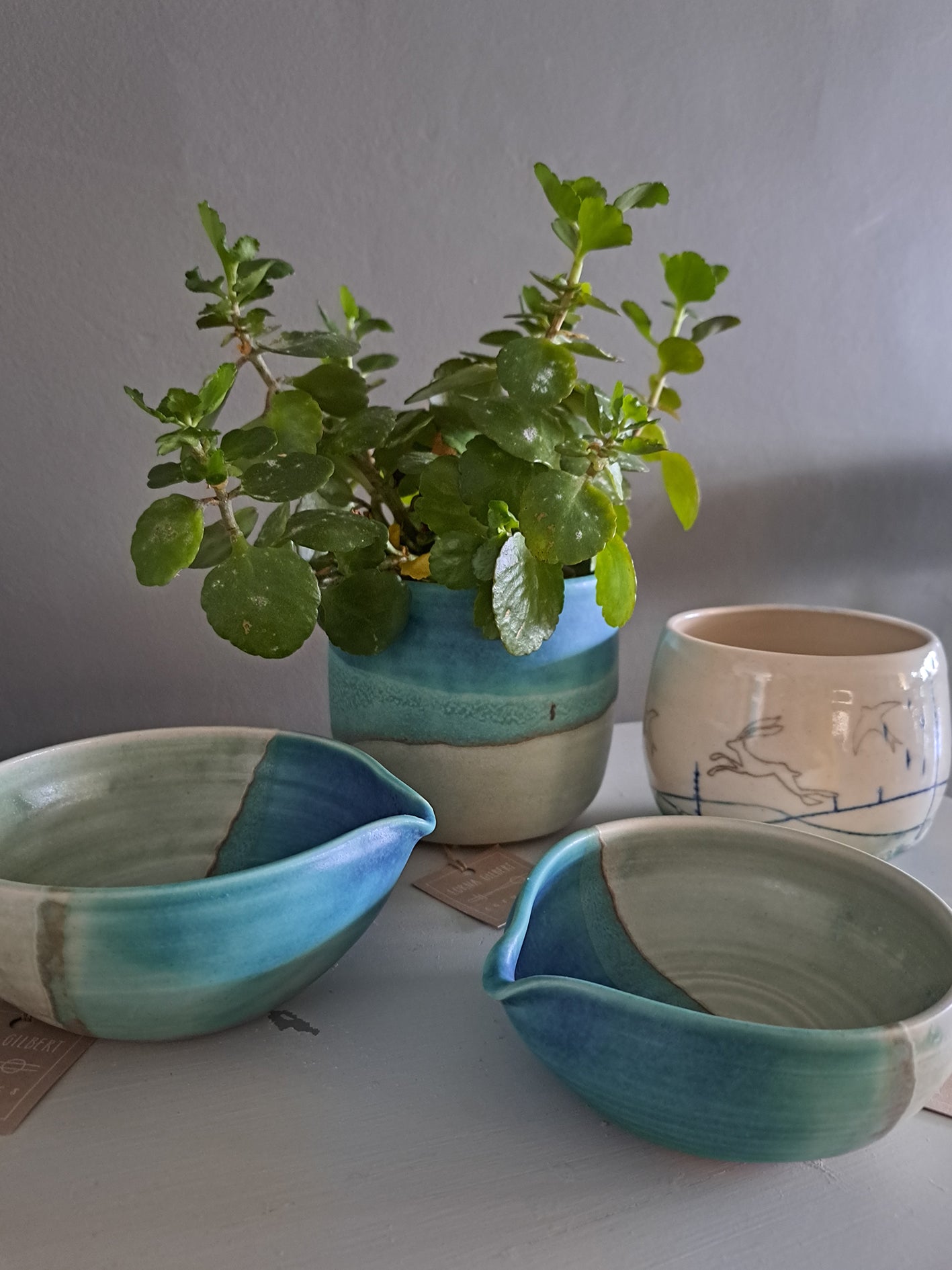 Lorna Gilbert Ceramics - Skyline Pouring Bowl small