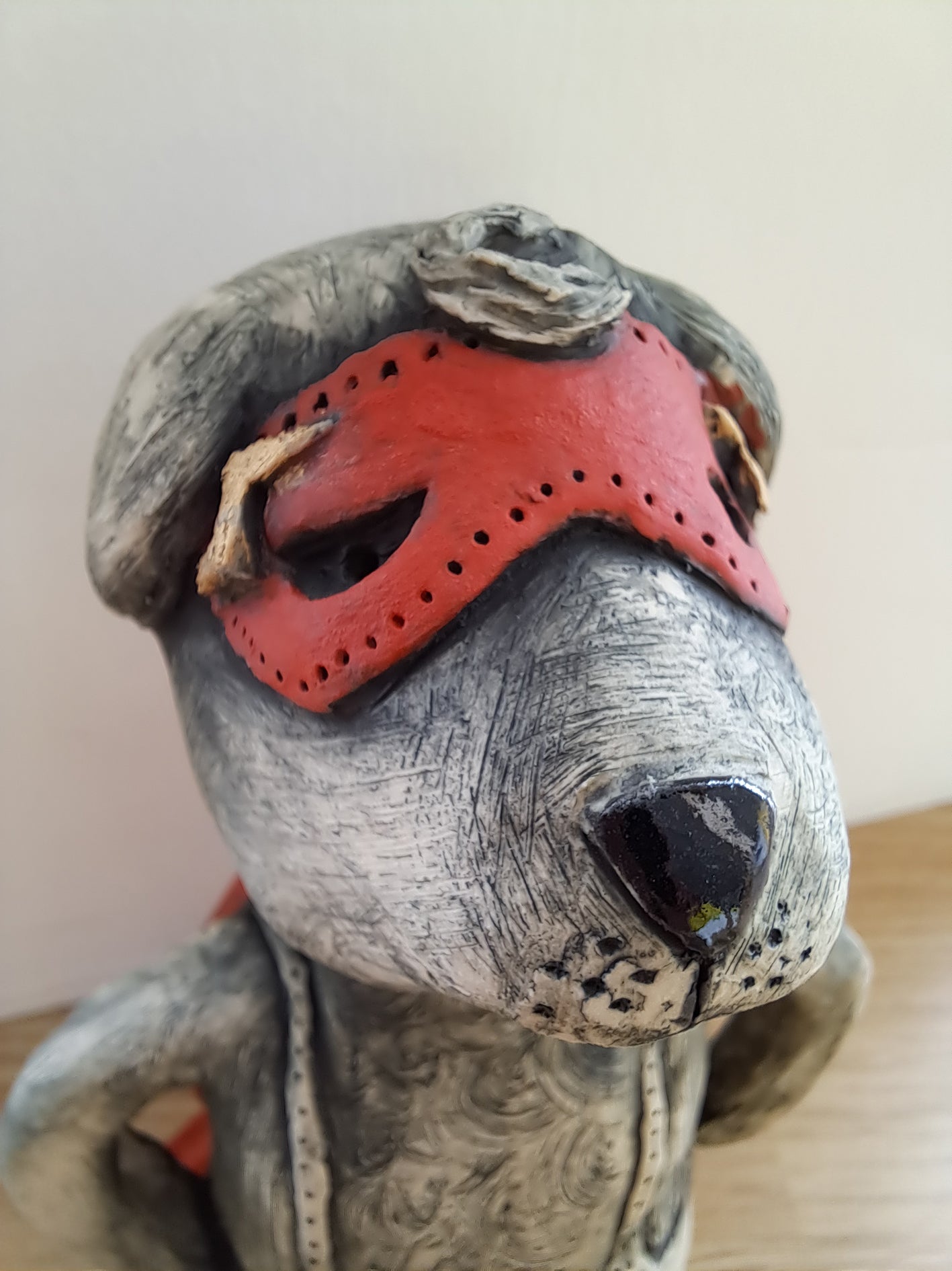 Christine Hughes - Sculptures - Mexican Wrestling Dog