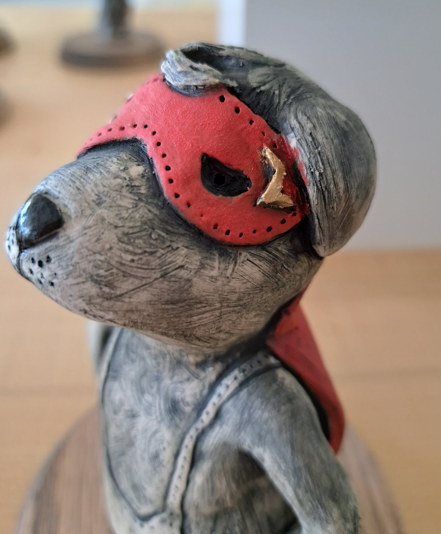 Christine Hughes - Sculptures - Mexican Wrestling Dog