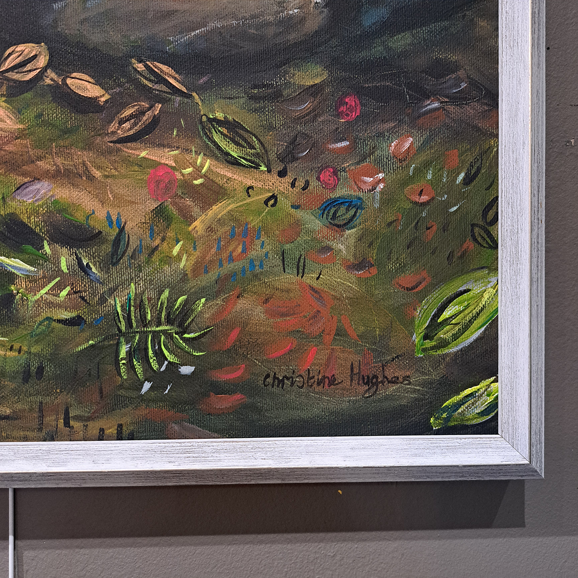 Christine Hughes - Carry Moonbeams Home In A Jar, Enchantment Collection. Original Painting