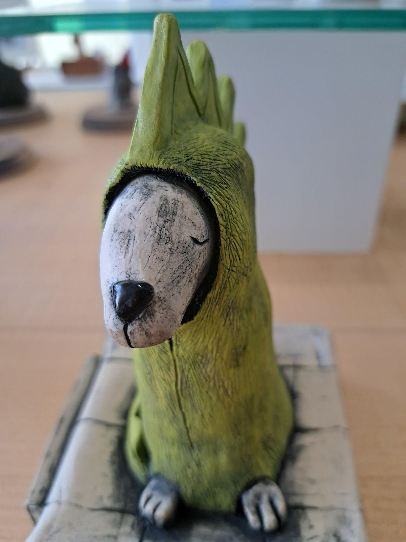 Christine Hughes - Sculptures - Non Uniform Day, Dinosaur Dog