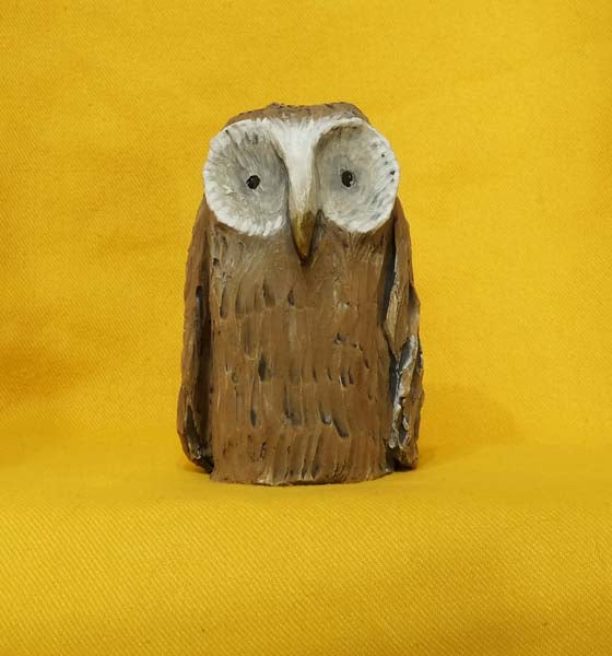 Christine Hughes - Sculptures - Brown Owl