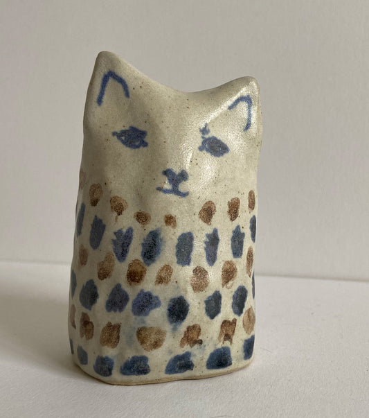 Charlotte Salt  - Ceramic patterned cat