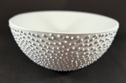 Lesley Doe Ceramics - Dots Bowl Small Platinum