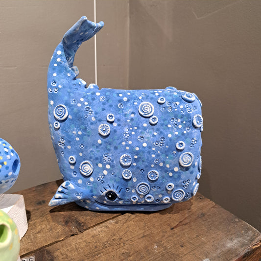 Kate Ellis - Blue Square Whale