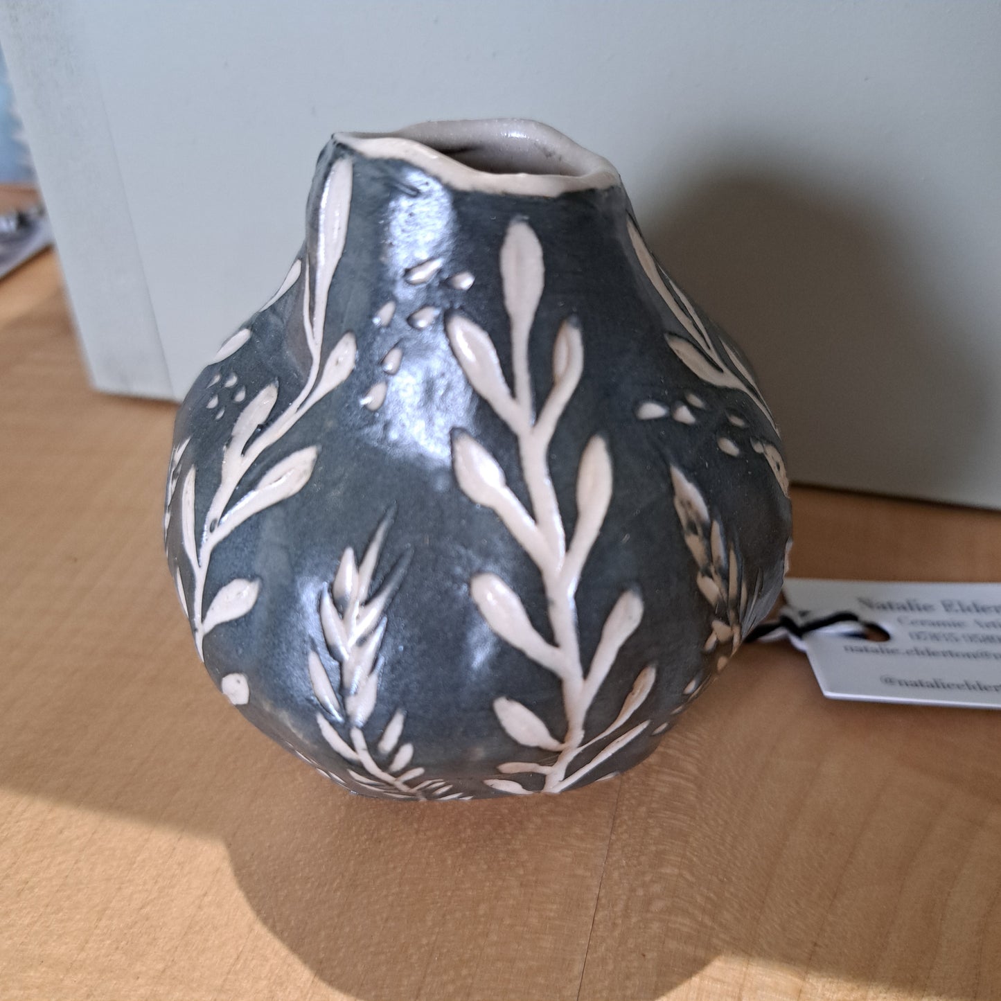 Sgraffito Bud Vases