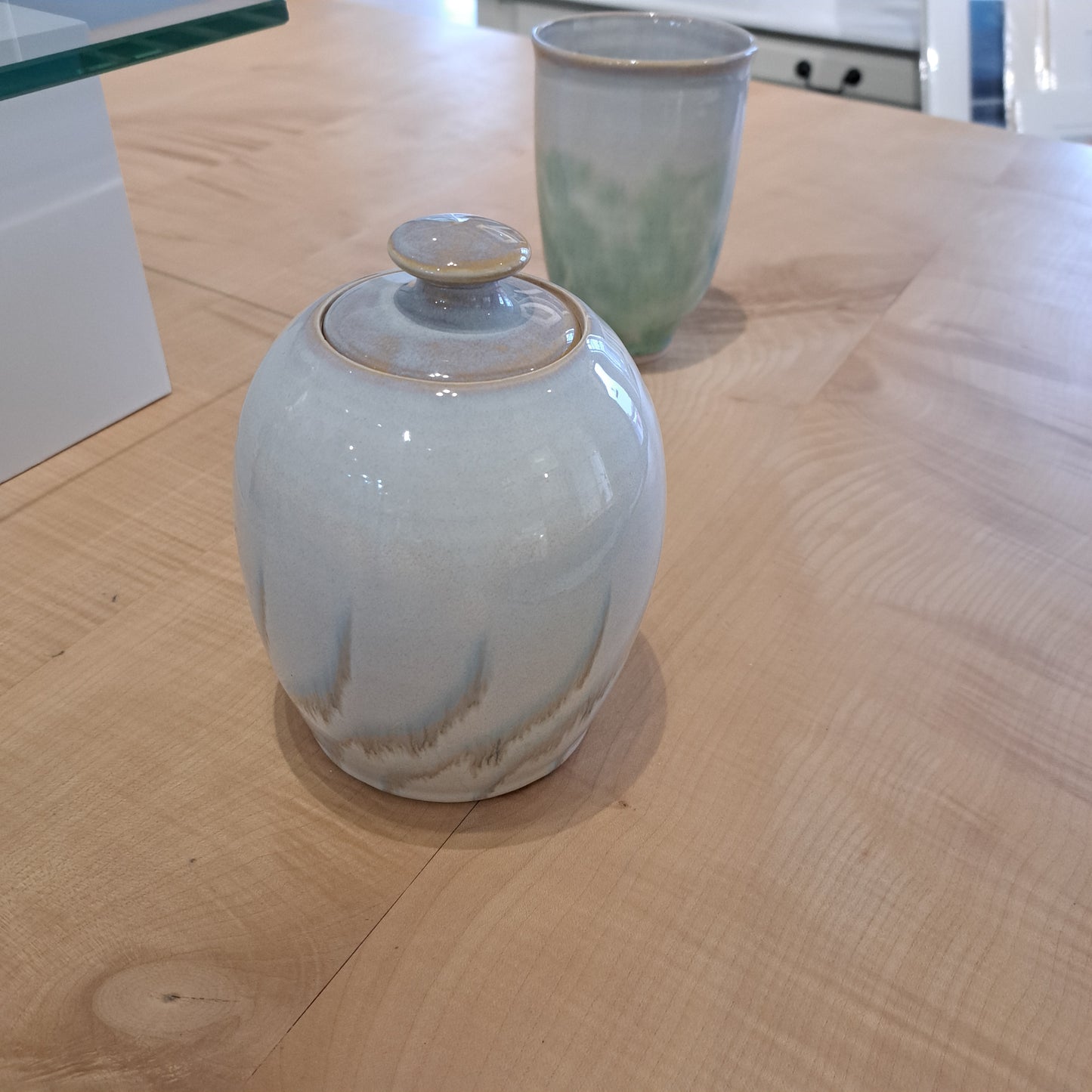 Nightingale Pottery - Hand thrown lidded decorative pot