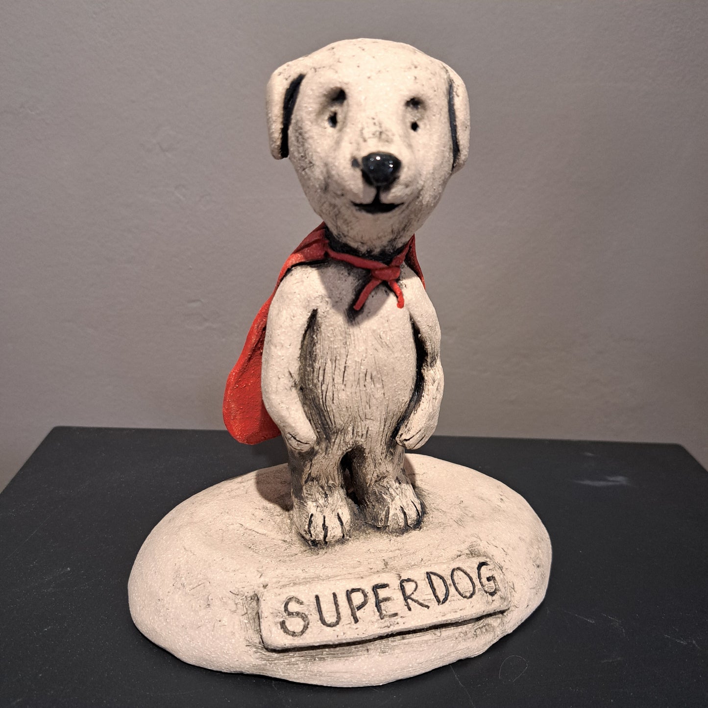 Christine Hughes Sculptures - Superdog