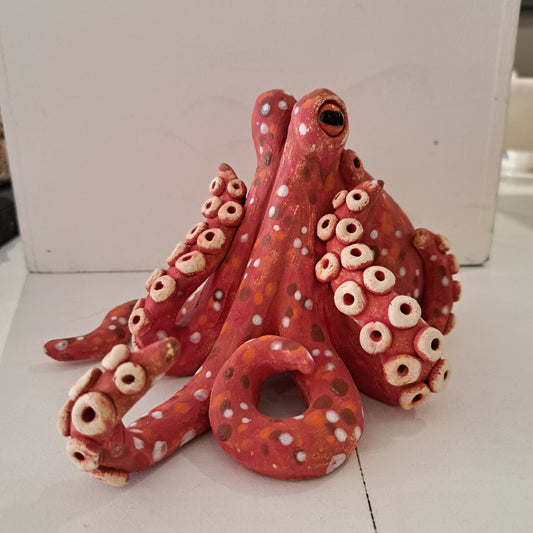 Kate Ellis - Mini Orange Octopus