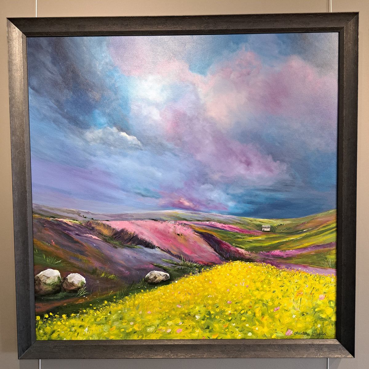 Christine Hughes- Heather Vale, north yorkshire moors inspired landscape