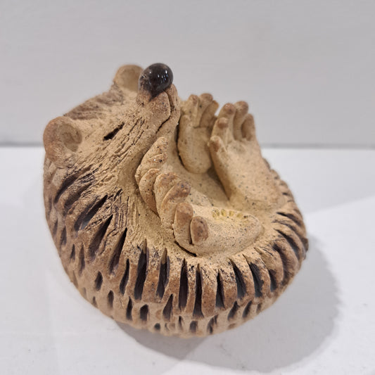Kate Ellis - Small crank clay Hedgehog