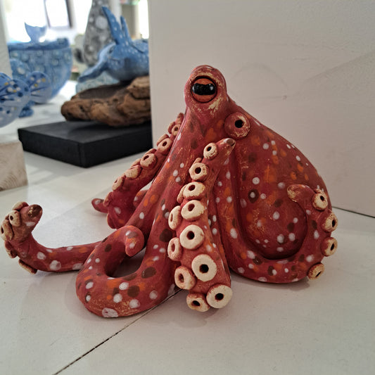 Kate Ellis - Mini Orange Octopus