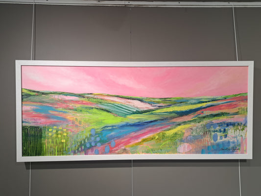 Christine Hughes - Candyfloss fields, imagined landscape