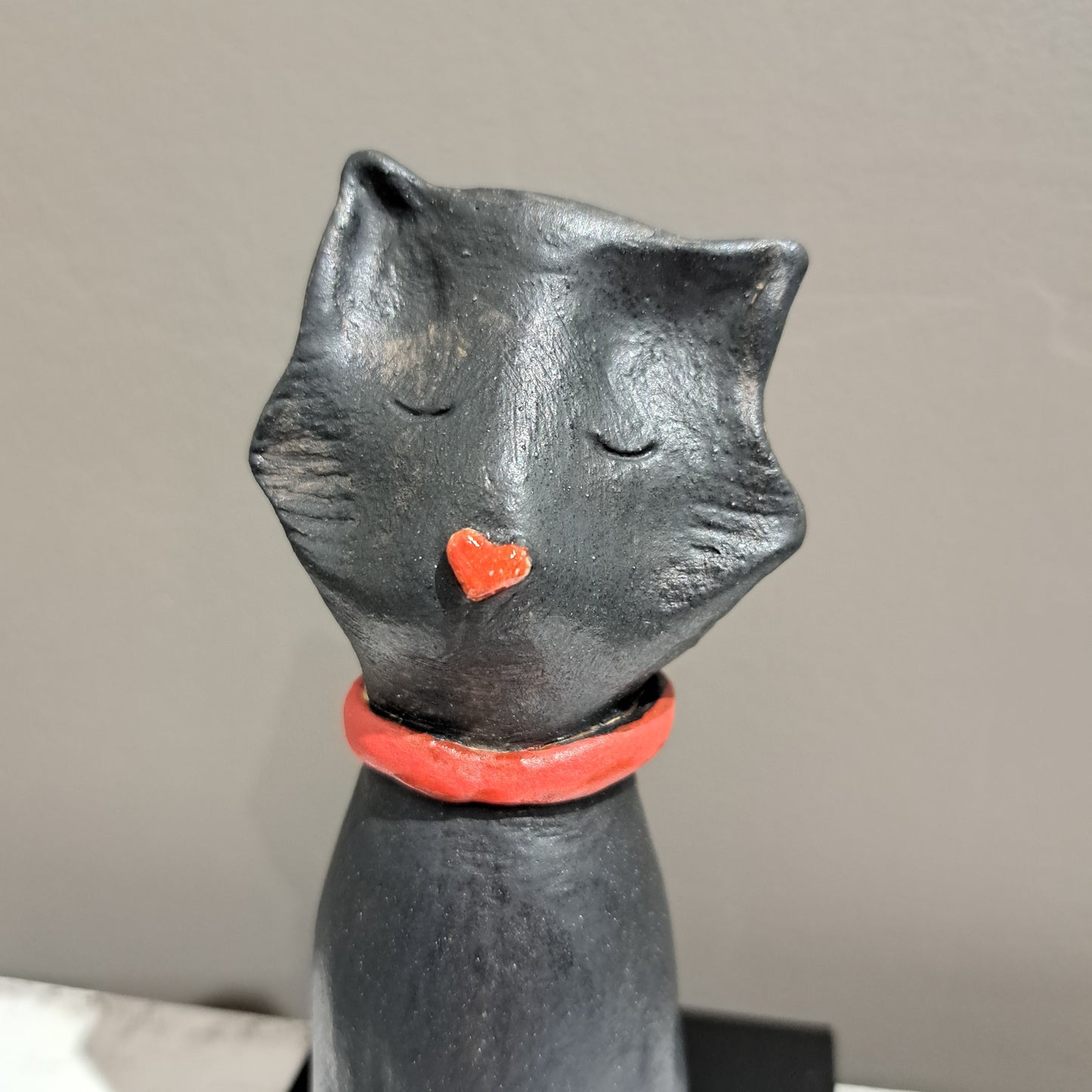 Christine Hughes Sculptures - Black Cat