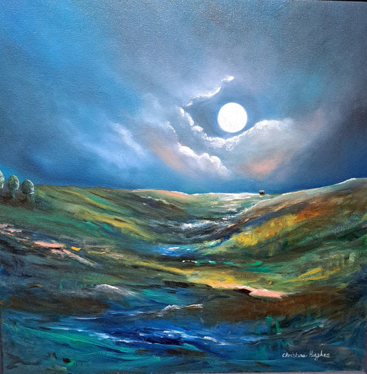 Christine Hughes - When Darkness Falls, Moonscape