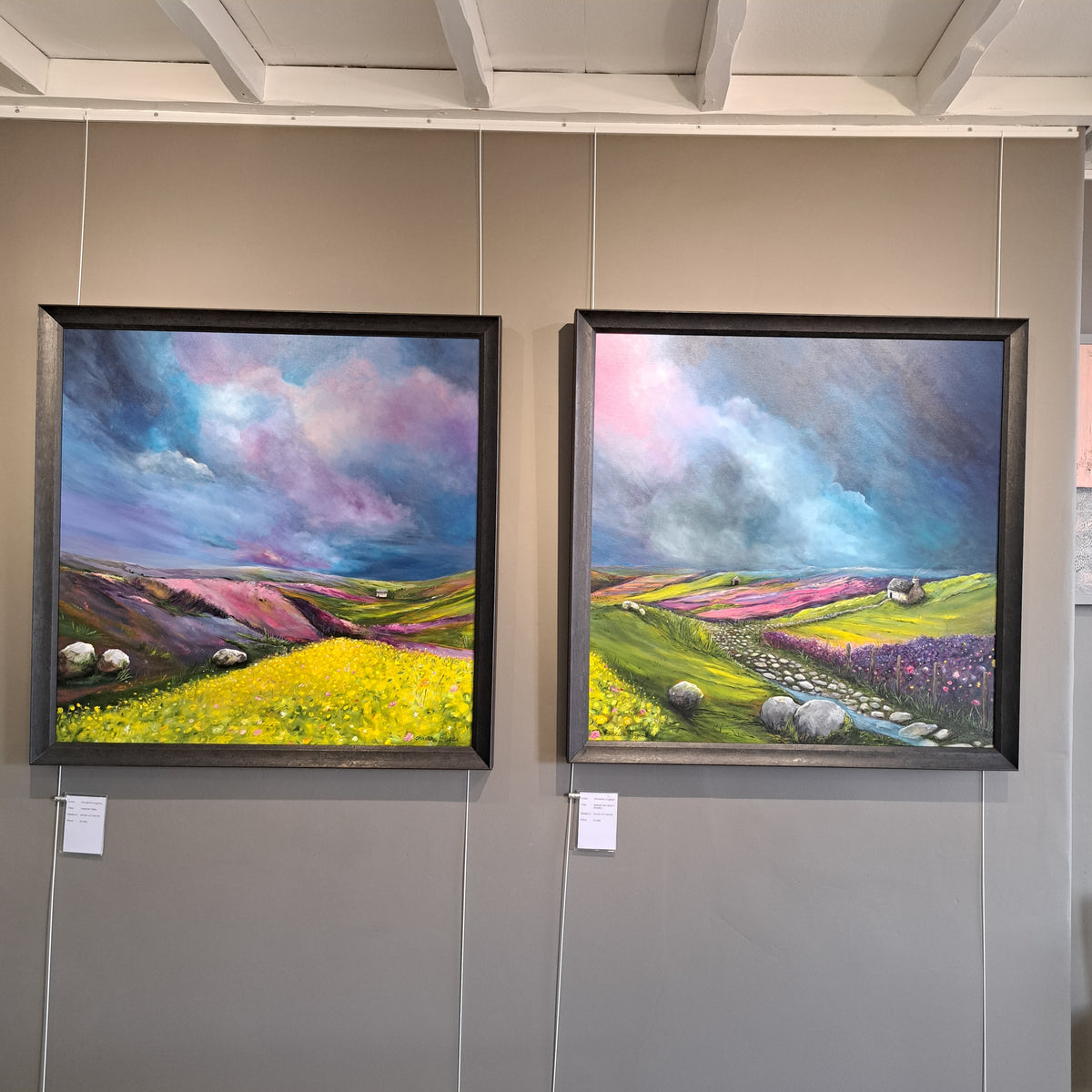 Christine Hughes- Heather Vale, north yorkshire moors inspired landscape