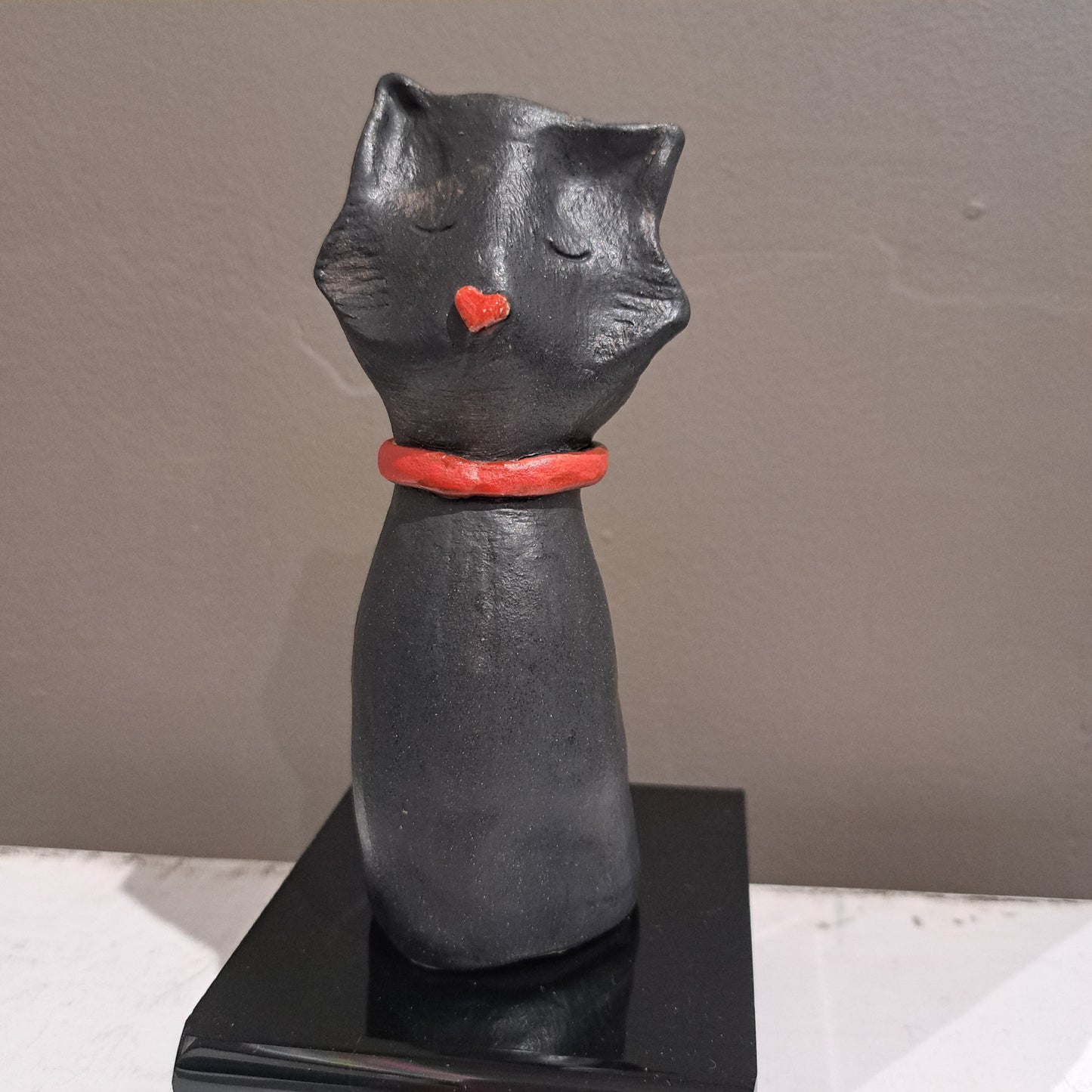 Christine Hughes Sculptures - Black Cat