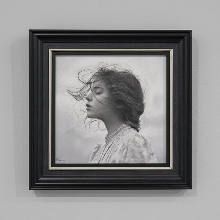 Olivia Dunn - Breath Between Storms, pastel portrait