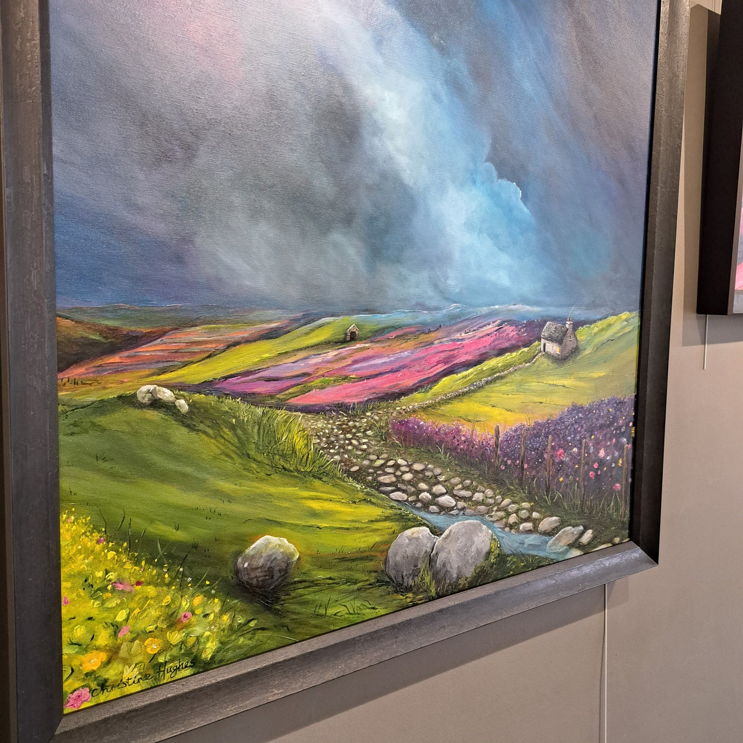 Christine Hughes- Before the storm breaks, Earthbound Landscapes
