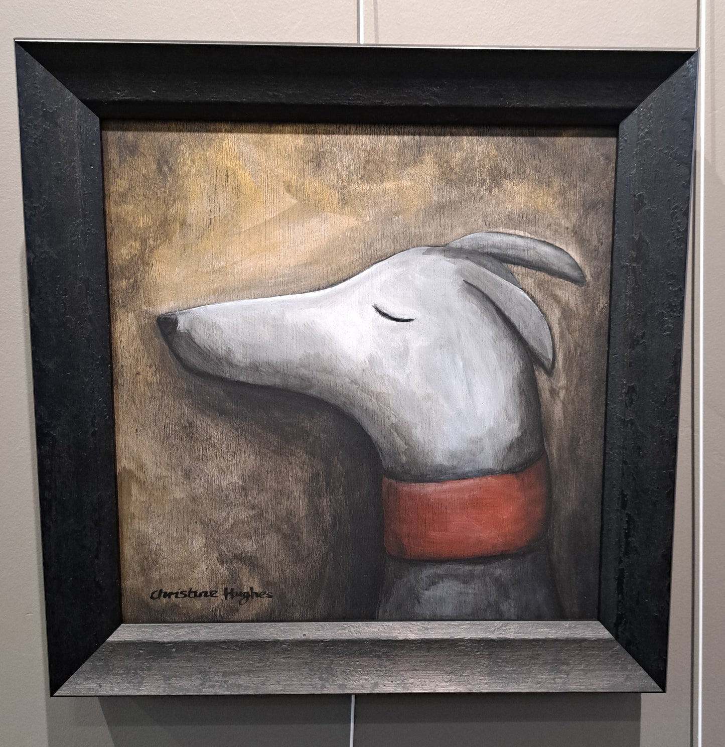 Christine Hughes - Whippet, mini original