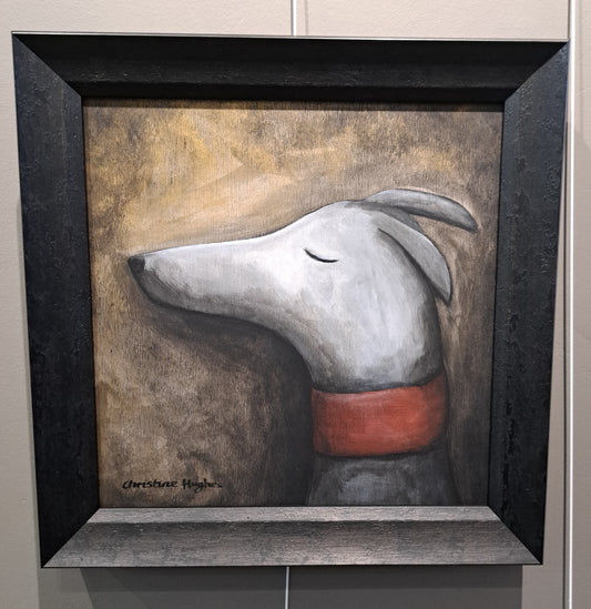 Christine Hughes - Whippet, mini original