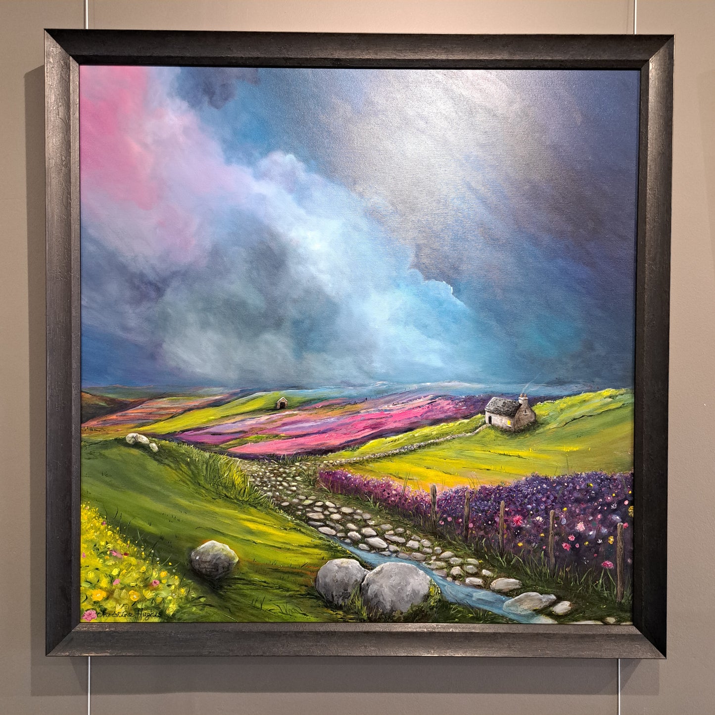 Christine Hughes- Before the storm breaks, Earthbound Landscapes