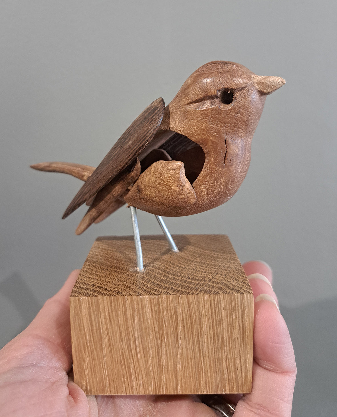 Mike Nowill - Wood Sculptures, Sparrow