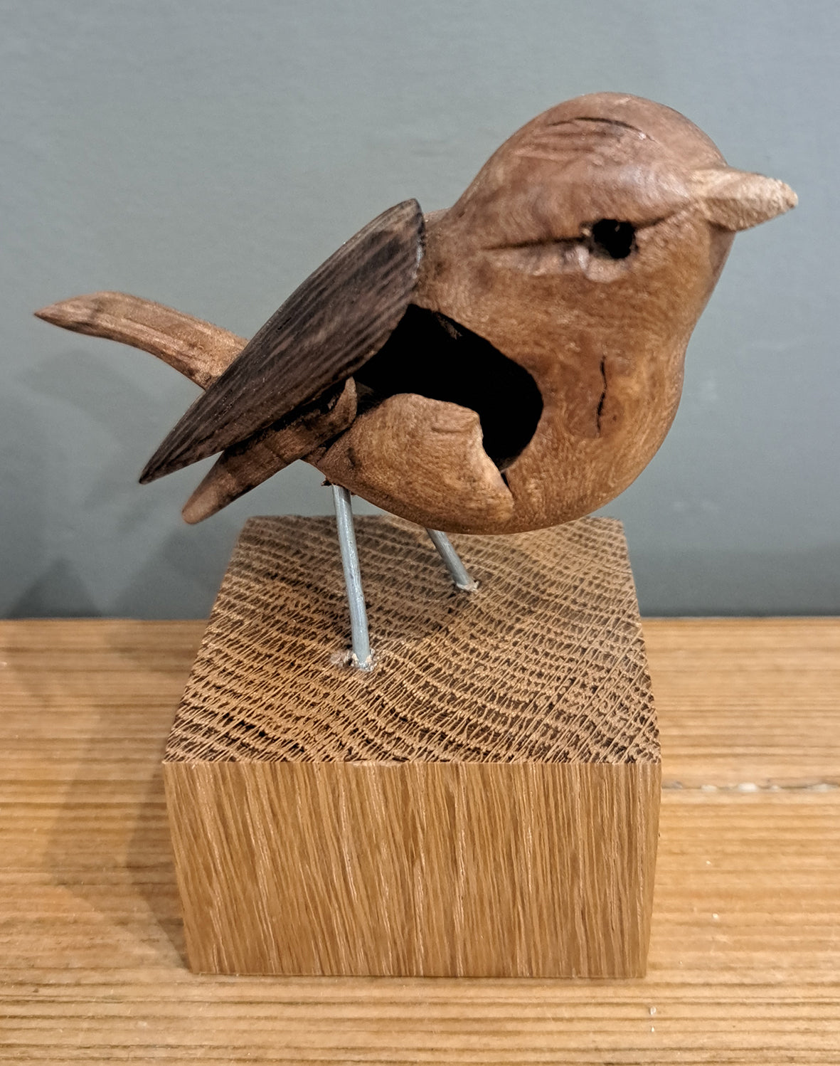 Mike Nowill - Wood Sculptures, Sparrow