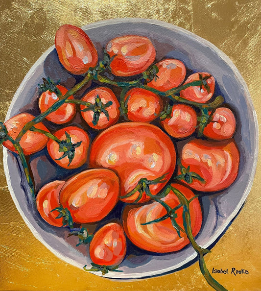 Isobel Rooke - Still Life Tomatoes in Bowl