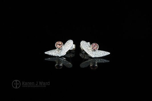 Karen J Ward - Imperial topaz earrings KW86