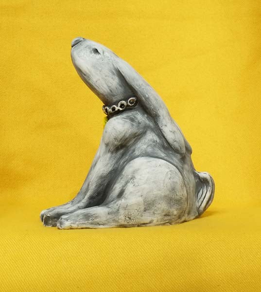 Christine Hughes - Sculptures - To the Moon and Back Hare