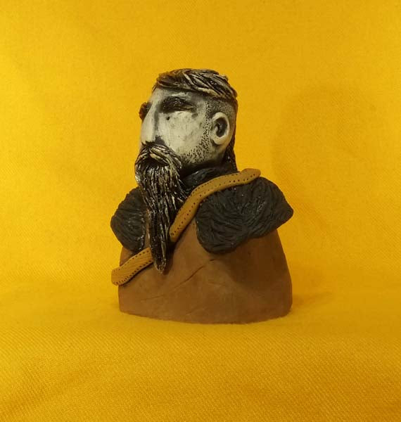 Christine Hughes - Sculptures - Viking Man