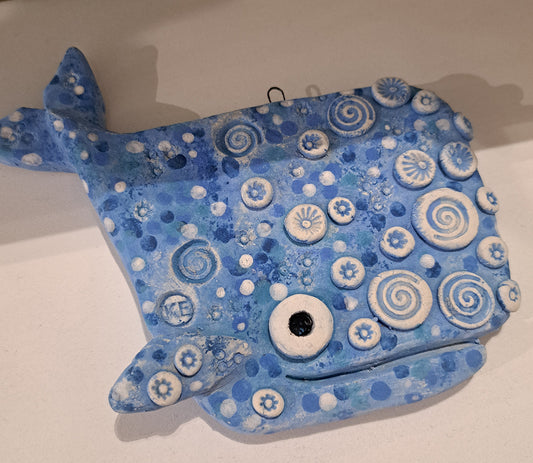 Kate Ellis - Whale wall hanging plaque